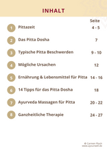 Laden Sie das Bild in den Galerie-Viewer, E-Book: Sommerzeit ist Pittazeit! Ayurveda für Haut, Verdauung und Psyche