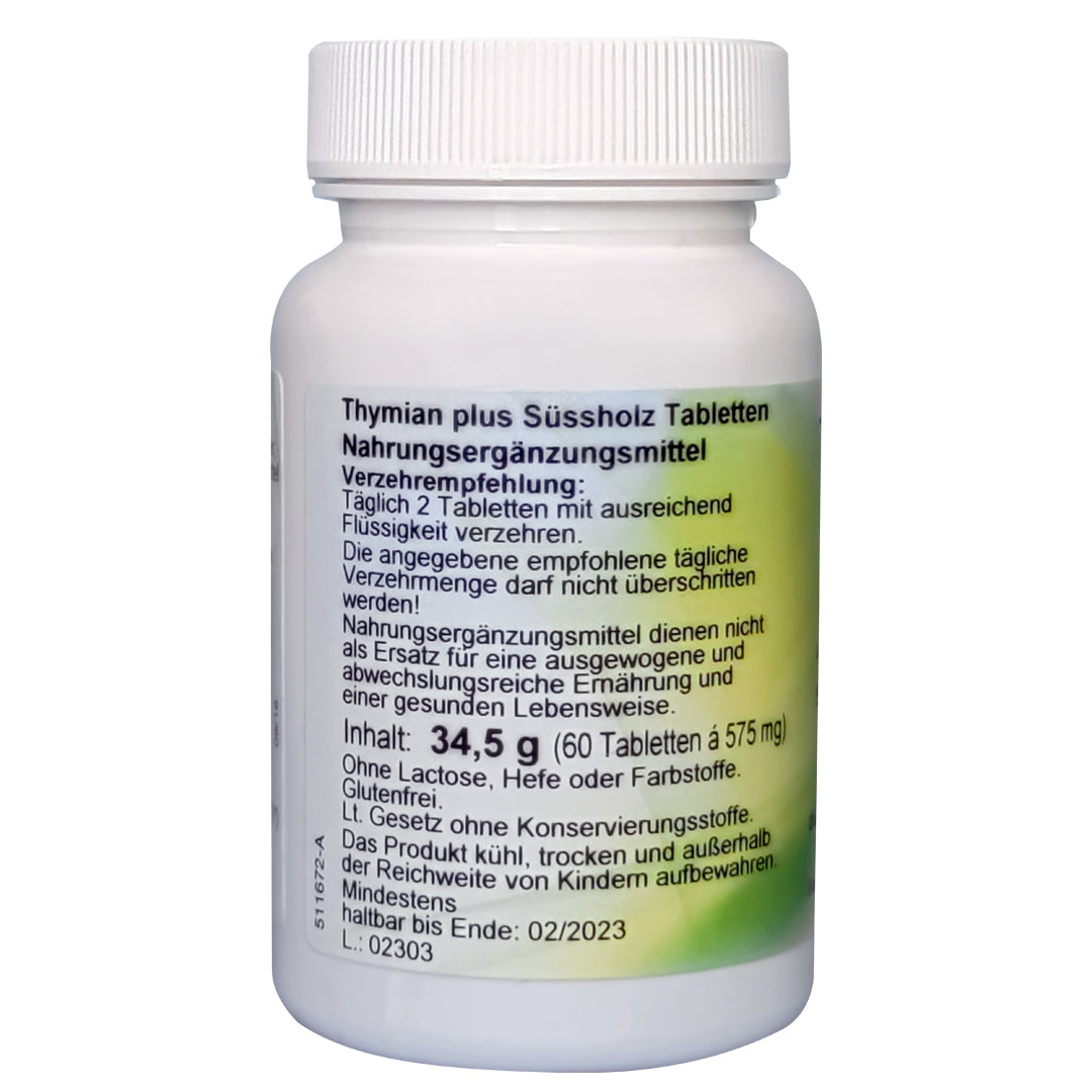 thymian aufbewahren Thymian plus Süssholz – HAPPY AYURVEDA SHOP