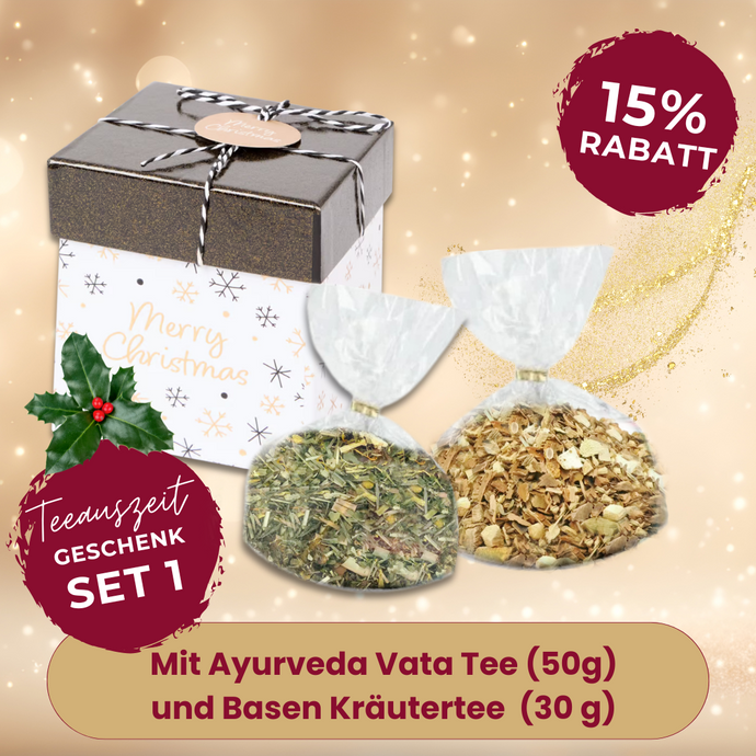 Angebot Nr. 1: Geschenkbox - Ayurveda Tee Auszeit