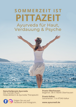 Laden Sie das Bild in den Galerie-Viewer, E-Book: Sommerzeit ist Pittazeit! Ayurveda für Haut, Verdauung und Psyche
